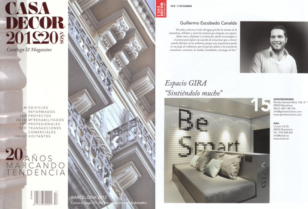 Revista CasaDecor 2012 | GE Interiorismo